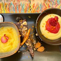 Daily dessert menu at Les Baux Jus in Les Baux-de-provence