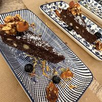 Delicious desert at Les Baux Jus in Les Baux-de-provence