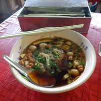 Delicious soup, highly recommended - I kept coming back for it! at Thai Vegetarian Food in Chiang Mai