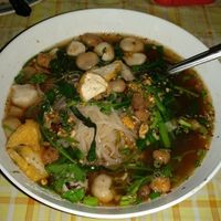 Jay version of Tom Yum  at Thai Vegetarian Food in Chiang Mai