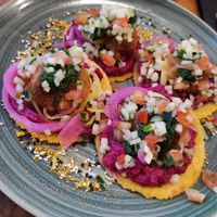 Latino de medio oriente (entrada) at Verde Sazon in Santiago