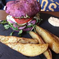 La mejor hamburguesa! Un imperdible 😋 at Verde Sazon in Santiago