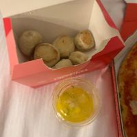 Vegan dough balls with garlic butter at Pizza Express in Hull