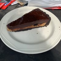 Vegan chocolate, peanut and Oreo torte so amazing!!  at Cantina in Paignton