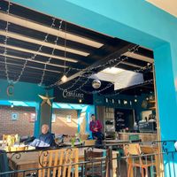 Inside decor  at Cantina in Paignton