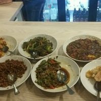 Some of the dishes from the vegan Chinese new year celebration  at Cantina in Paignton