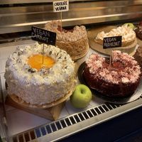 Vegan cakes  at Dempanadas in Valencia