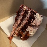 Red velvet cake  at Dempanadas in Valencia