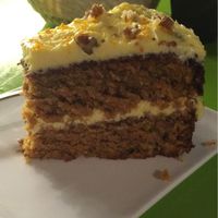 Carrot Cake at Dempanadas in Valencia