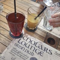 Drinks at Scholars Lounge Irish Pub in Rome