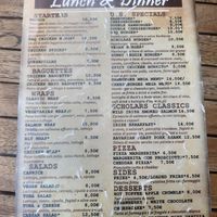 Menu 2 at Scholars Lounge Irish Pub in Rome