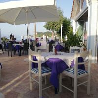 Outside at Taverna Kavvadias in Corfu
