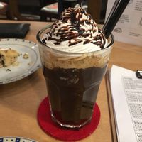 Eiskaffee at Katzencafe Miezhaus in Bielefeld