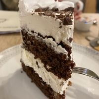 Vanille-Schoko-Torte at Katzencafe Miezhaus in Bielefeld