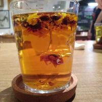 Chrysanth tea at Katzencafe Miezhaus in Bielefeld