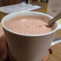 Heiß kakao at Katzencafe Miezhaus in Bielefeld