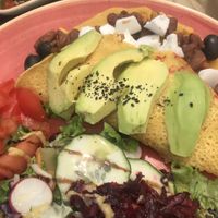 Vegan tacos  at Raizes in Quarteira