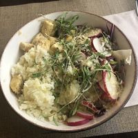 Buddha bowl  at Raizes in Quarteira