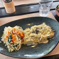 Tofu was sooooo tasty 😋   at Raizes in Quarteira