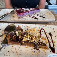 Amazing desserts…..the snicker cake is just like a snicker 💚💚💚  at Raizes in Quarteira