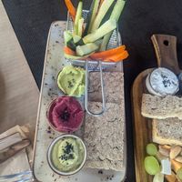 Hummus trilogy at Raizes in Quarteira