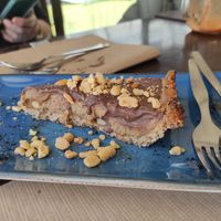 Snickers desert at Raizes in Quarteira