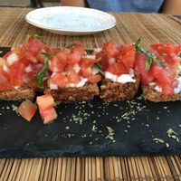 Bruschetta  at Raizes in Quarteira
