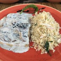 Tofu steak  at Raizes in Quarteira