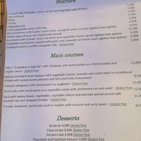 Menu🥰 at Raizes in Quarteira