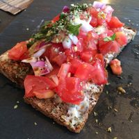 Bruschetta  at Raizes in Quarteira