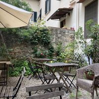 Outside patio   at PappaGioia in Florence