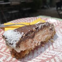 Coconut cheesecake  at PappaGioia in Florence