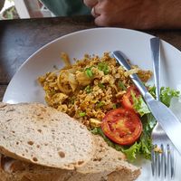 Scrambled tofu #Veganuary at Big Bite Home Style Veggie Cafe in Koh Tao