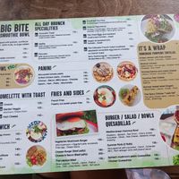 food menu #Veganuary at Big Bite Home Style Veggie Cafe in Koh Tao
