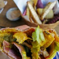 pumpkin wrap  at Big Bite Home Style Veggie Cafe in Koh Tao
