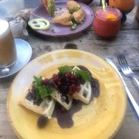 They even made an apple smiley face for my daughter at Nude Cafe in Ibiza