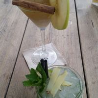 ginger daiquiri and ginger mojito at Nude Cafe in Ibiza