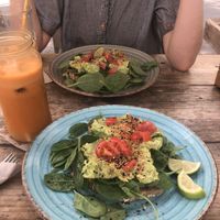 avo toast at Nude Cafe in Ibiza