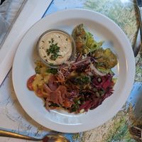 5 salads at Atlas Bar in Copenhagen