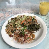 Tofu manilla (rice, tofu, veggies and salad )  at Atlas Bar in Copenhagen