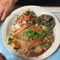 Manila tofu at Atlas Bar in Copenhagen