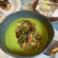 Pea soup   at Atlas Bar in Copenhagen