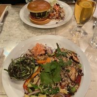 the Burger & the Tofu menu   at Atlas Bar in Copenhagen