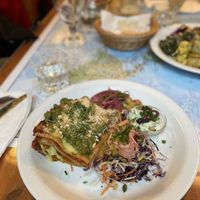 Lasagne #Veganuary at Atlas Bar in Copenhagen