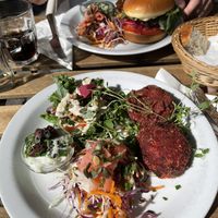 Rote-Beete-Burger  at Atlas Bar in Copenhagen