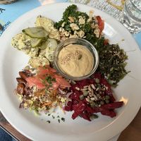 The salad plate  at Atlas Bar in Copenhagen