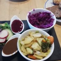 Grünes brett at Café Heimisch in Cologne