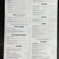 Drinks Menu  at Pizza Express - River House in York