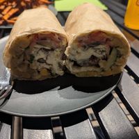 Falafel wrap at Wrap House in Copenhagen