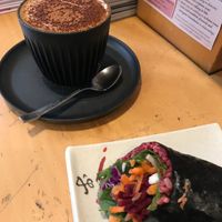 Mocha & nori roll  at The Organic Food and Wine Deli in Melbourne